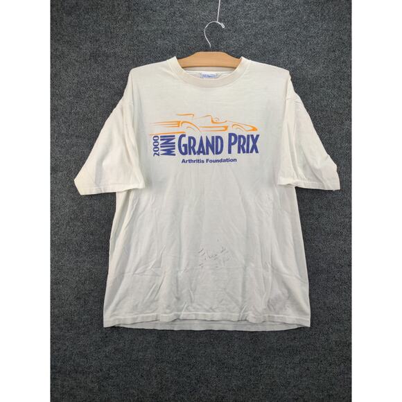 Vintage 2000 Mini Grand Prix Arthritis Foundation T Shirt SZ XL 48 White - Picture 2 of 15